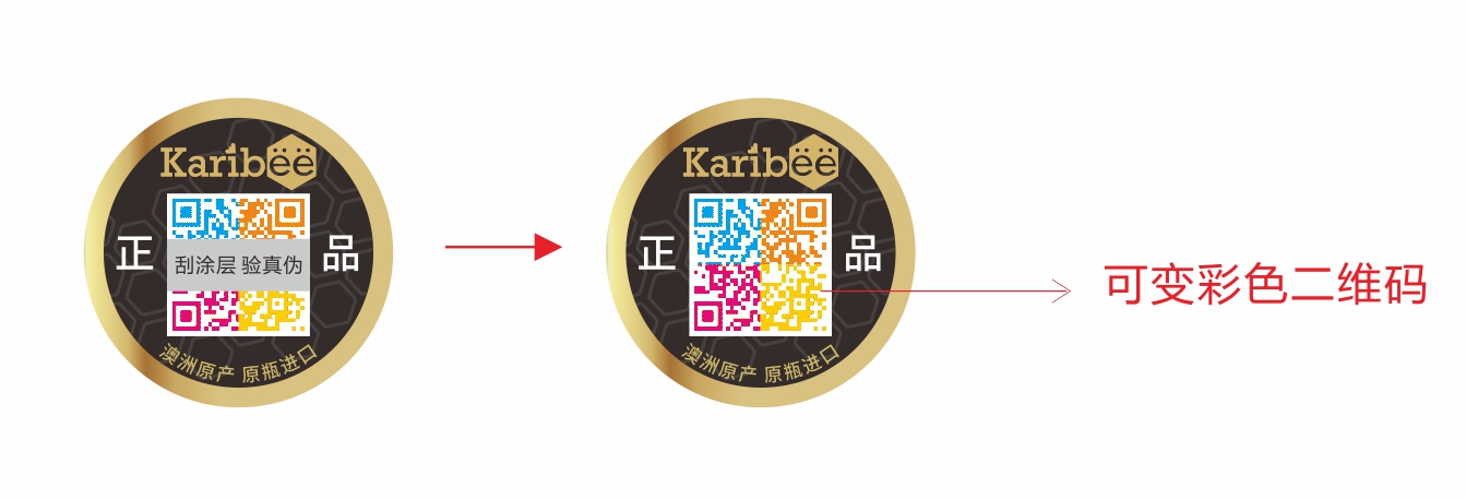 澳大利亚可瑞比Karibee蜂蜜二维码防伪追溯系统